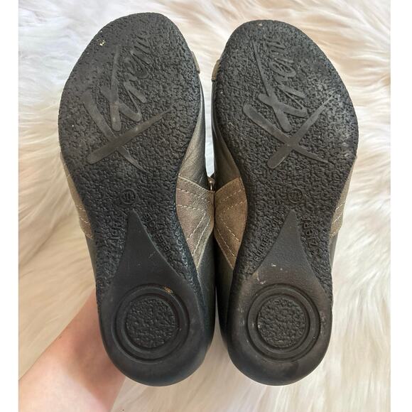 Ziera XRay Orthotic Friendly Metallic Leather Velcro Mary Jane Shoes 37.5/7 Wide - Picture 5 of 7